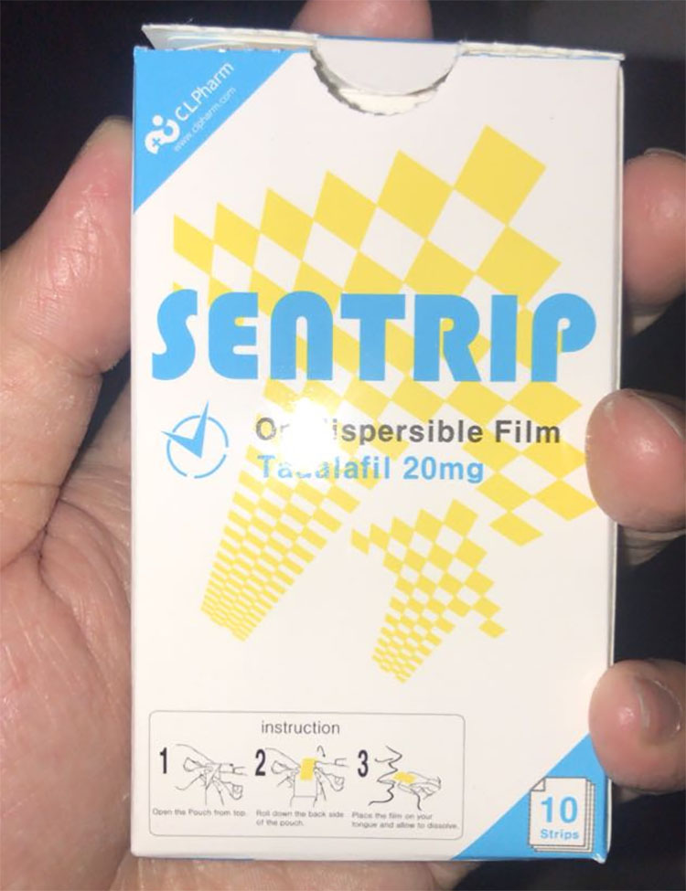 台灣購買Sentrip的處方要求：不需要處方簽，但需注意安全性